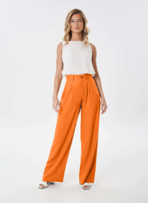 Pantalón palazo de tiro alto