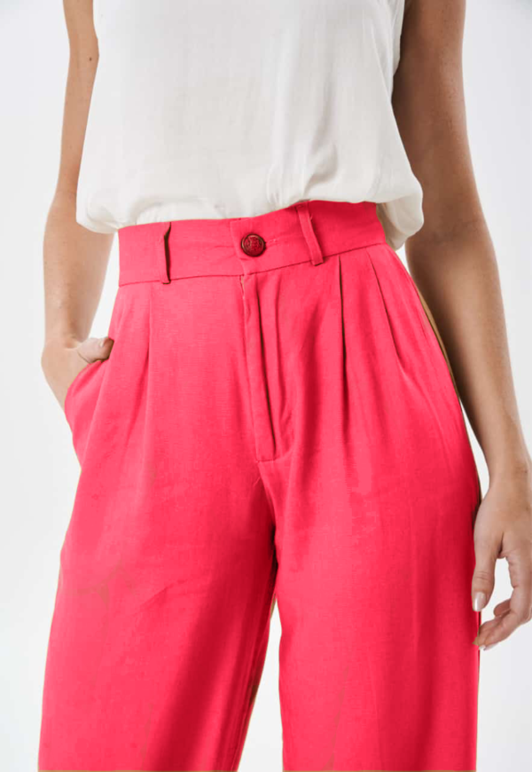 Pantalón palazo de tiro alto