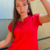 Blusa de crep con lazo