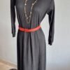 Maxi Vestido poleron de lanilla