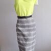 Pollera de jackard cuadrille