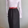 Pollera de Lanilla con bolsillos