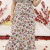 Maxi vestido de fibrana