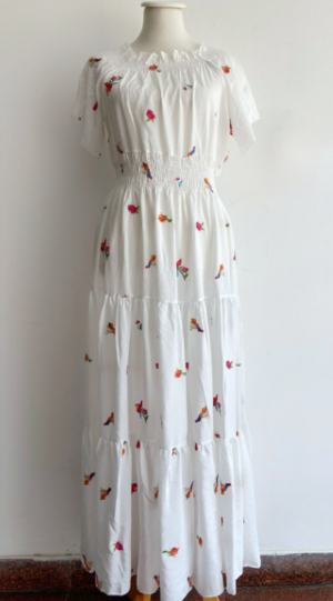 Maxi Vestido Bordado